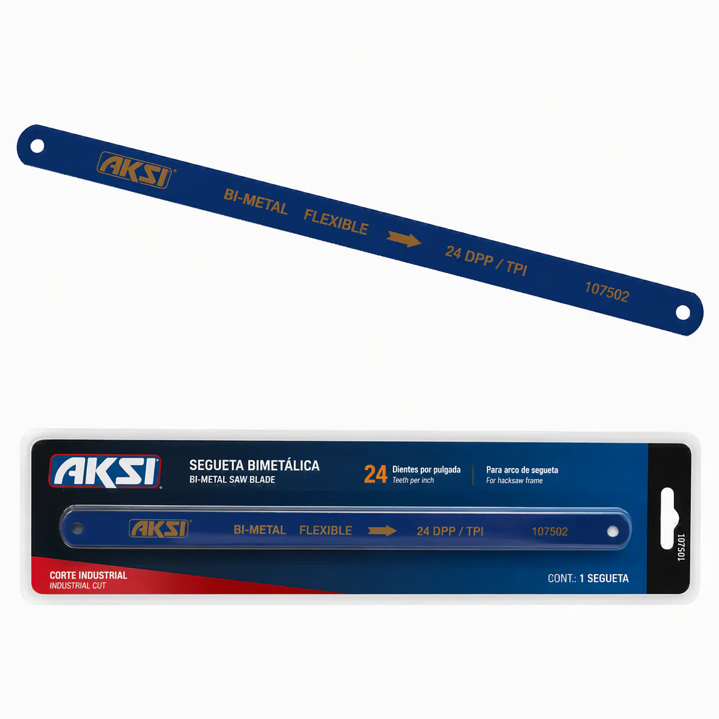 AKSI - 107502 Segueta Bimetálica 24 DPP AKSI | Corte Industrial 1