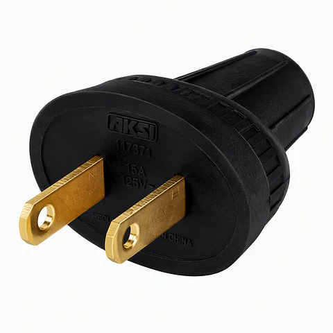 AKSI - 117371 Contacto Clavija Hule 120V 15A AKSI