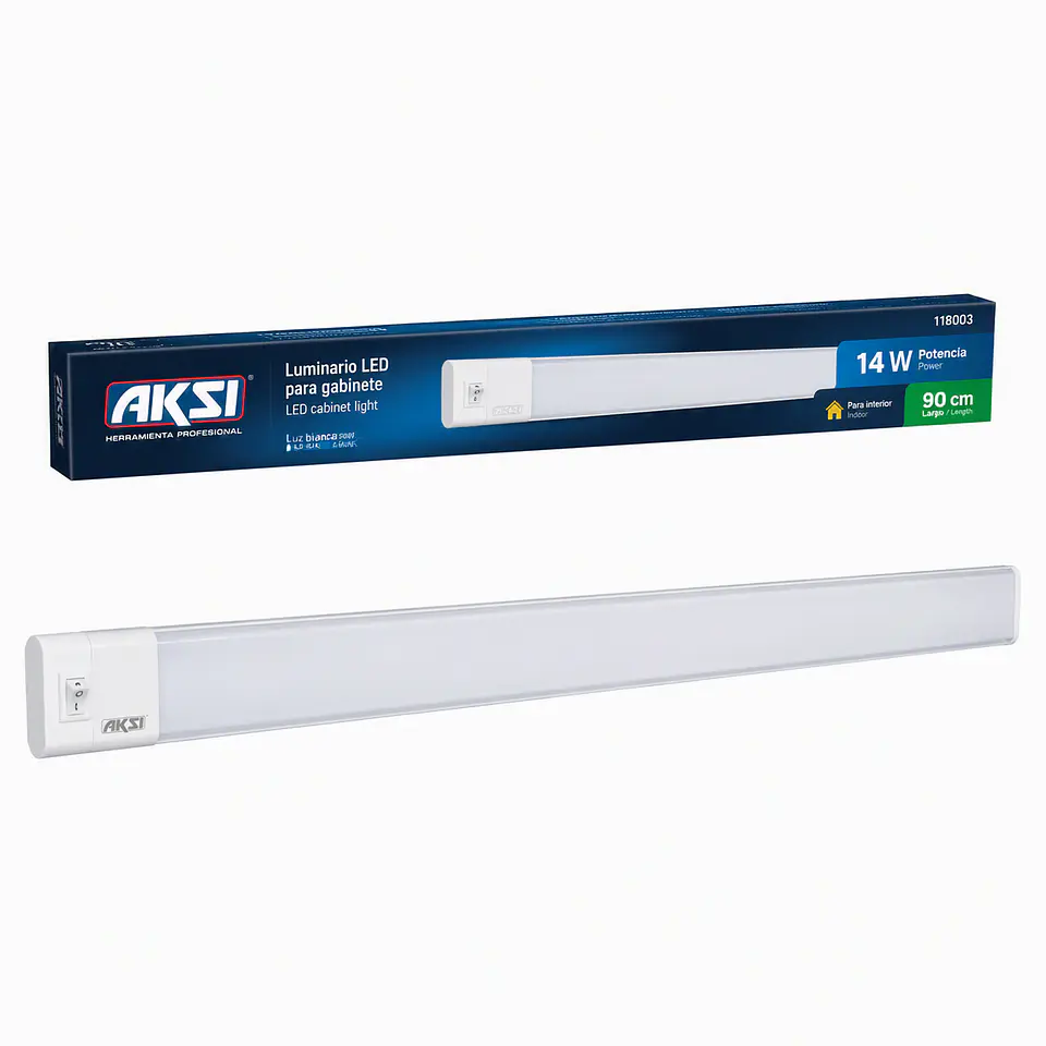 AKSI - 118003 Luminario LED 14W Gabinete 90cm | AKSI 118003 1