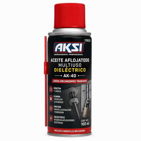 AKSI - 119531 Aceite Aflojatodo Dieléctrico Multiuso AKSI