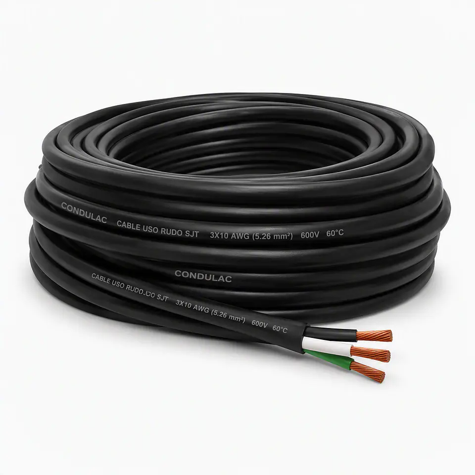 CUR3X10 Cable Uso Rudo 3x10 AWG Condulac 1
