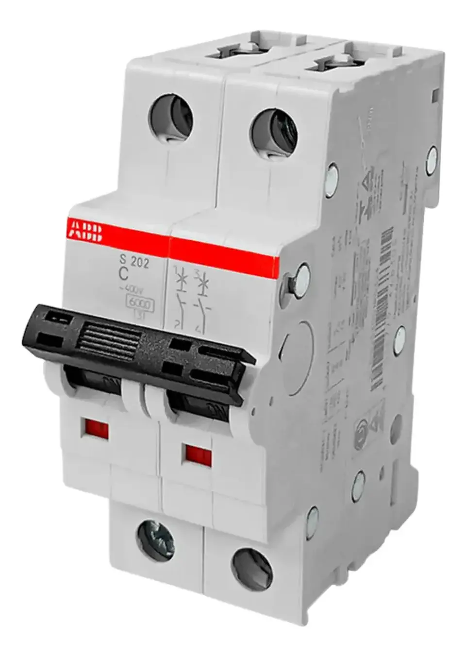 ABB Interruptor Automático 2 Polos, 400V, 16A, 2CDS252001R0164 1