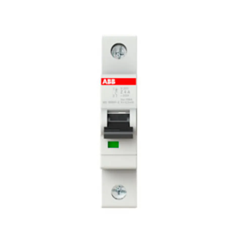 ABB Interruptor Termomagnético S201-Z4, 1P, 4A, 6KA 1