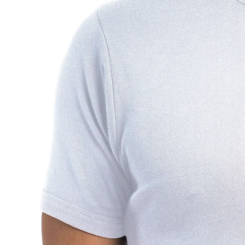 POLO MANGA CORTA CUELLO REDONDO BLANCO 3
