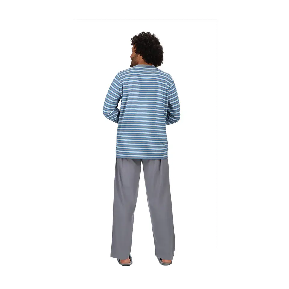 PIJAMA ALGODÓN CON PANTUFLAS 2