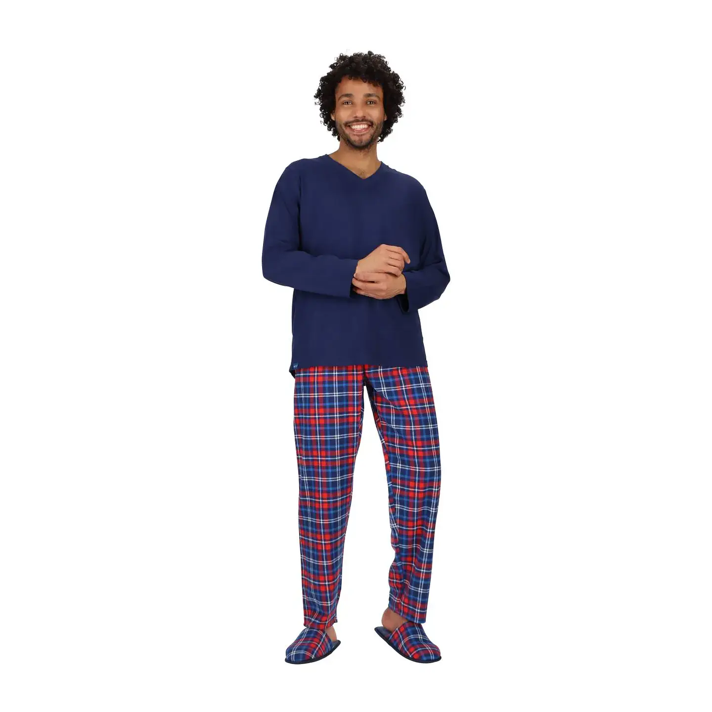 PIJAMA ALGODÓN AZUL 1