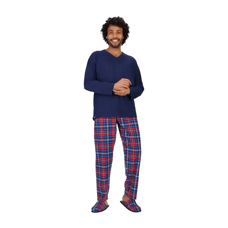 PIJAMA ALGODÓN AZUL 1
