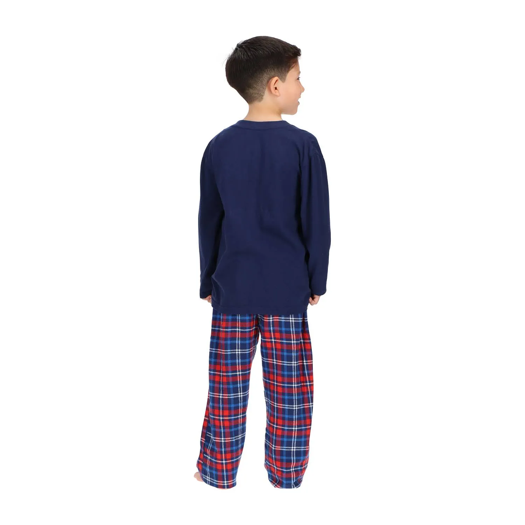 PIJAMA ALGODÓN NIÑO AZUL 2