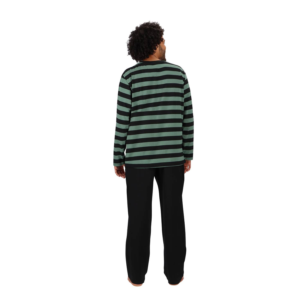 PIJAMA ALGODÓN NEGRO 2