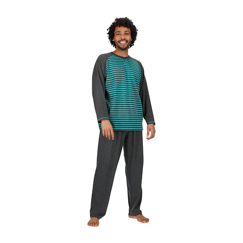 PIJAMA ALGODÓN GRIS MARENGO