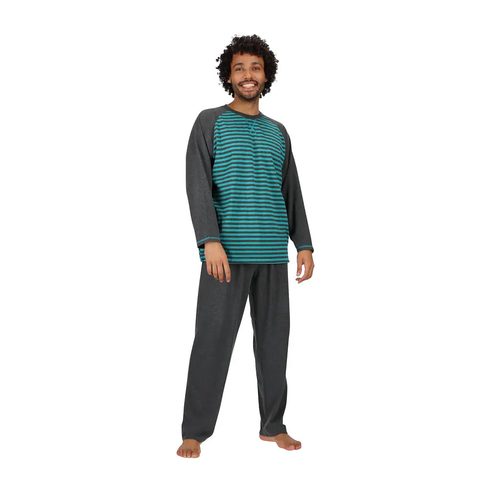 PIJAMA ALGODÓN GRIS MARENGO 1