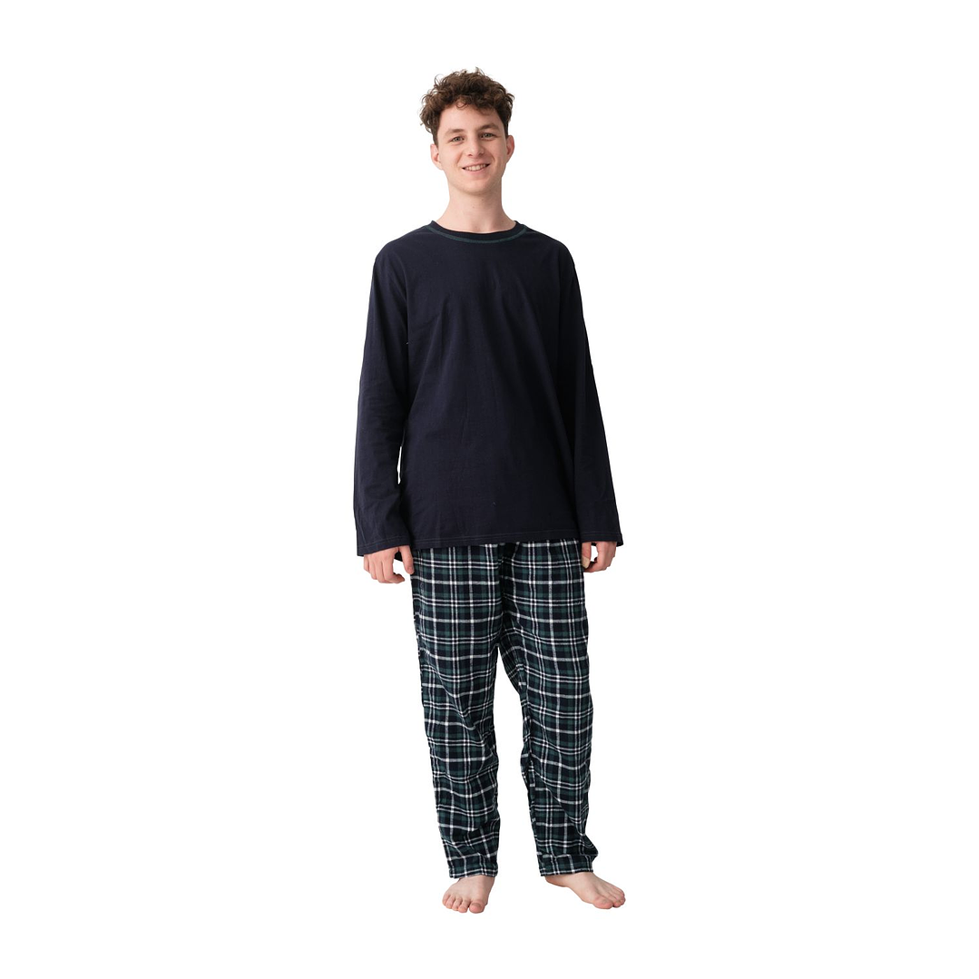 PIJAMA ALGODÓN AZUL 2