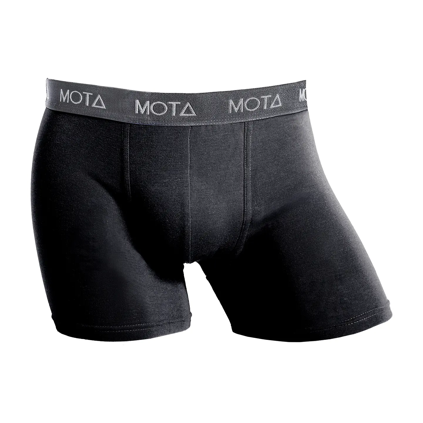 BÓXER MEDIO ALGODÓN NEGRO 1