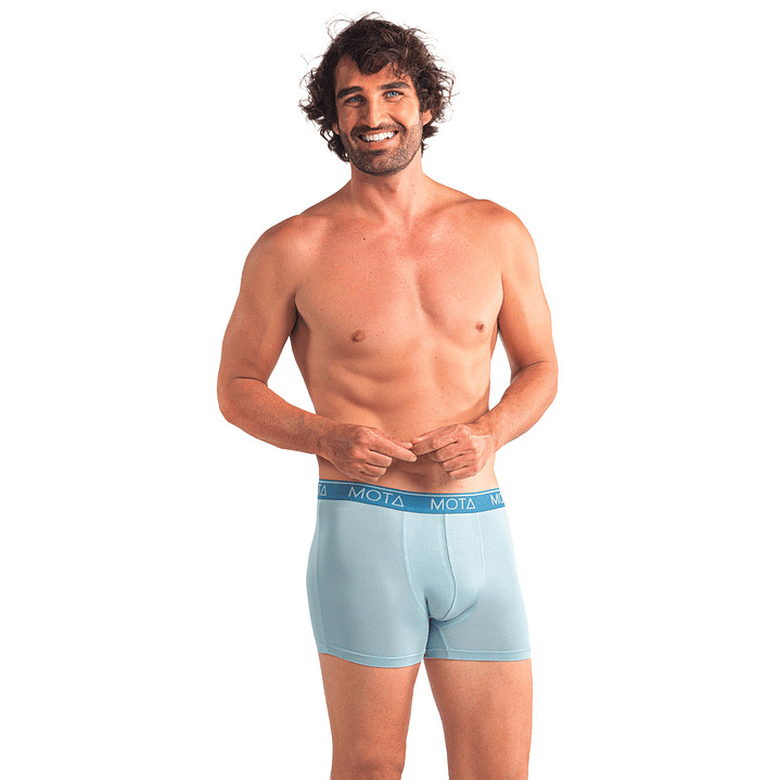 BÓXER MEDIO MODAL PACK 4 AZUL PETRÓLEO 4