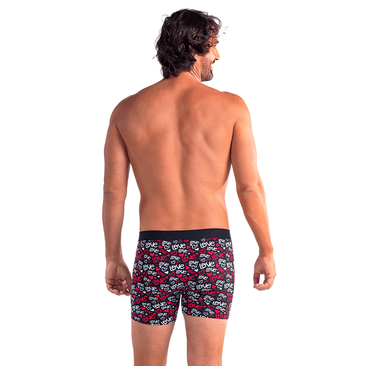 BÓXER MEDIO PACK 2 ROJO 6