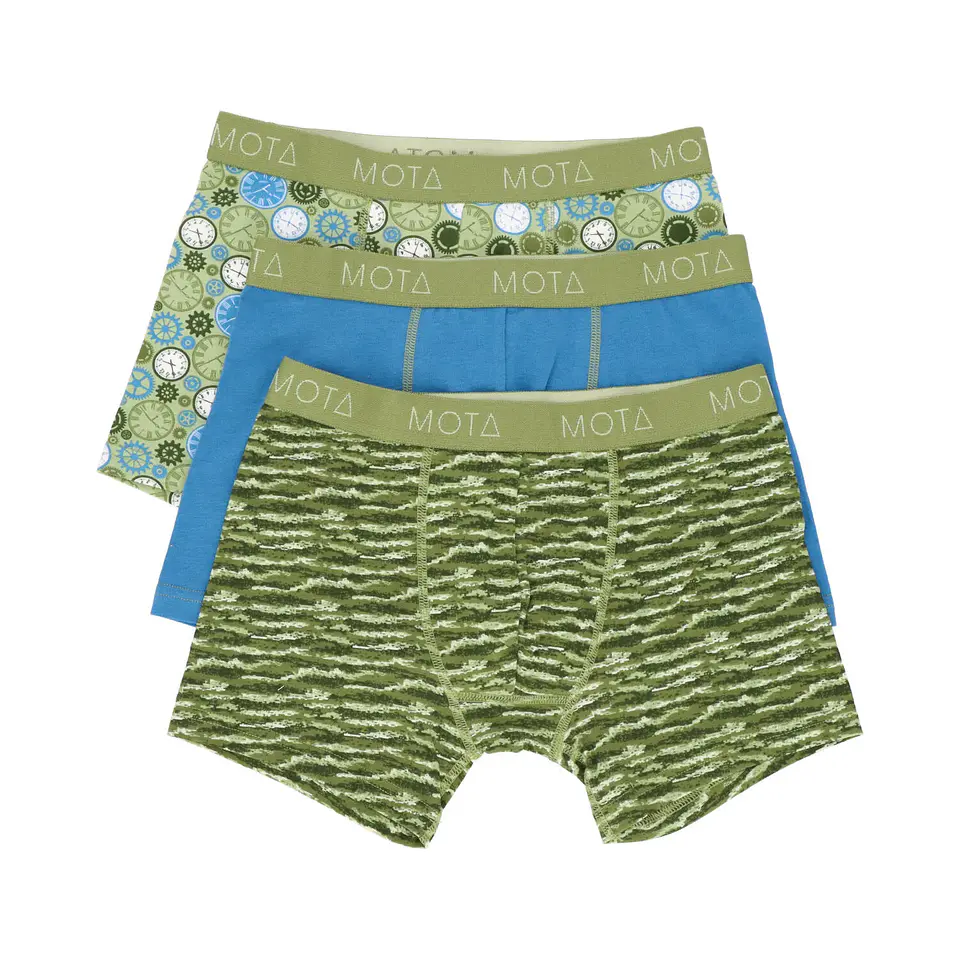 BÓXER JUVENIL PACK 3 ESTAMPADO VERDE 1