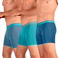 BÓXER MEDIO MODAL PACK 3 AZUL PETRÓLEO - Miniatura 1