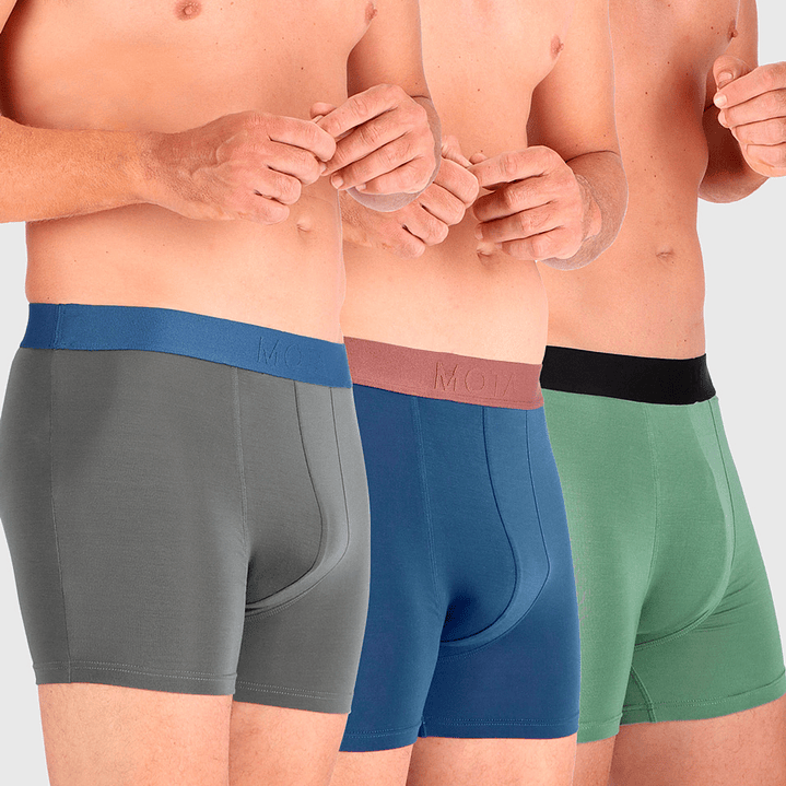 BÓXER MEDIO BAMBÚ PACK 3 SURTIDO 1 1