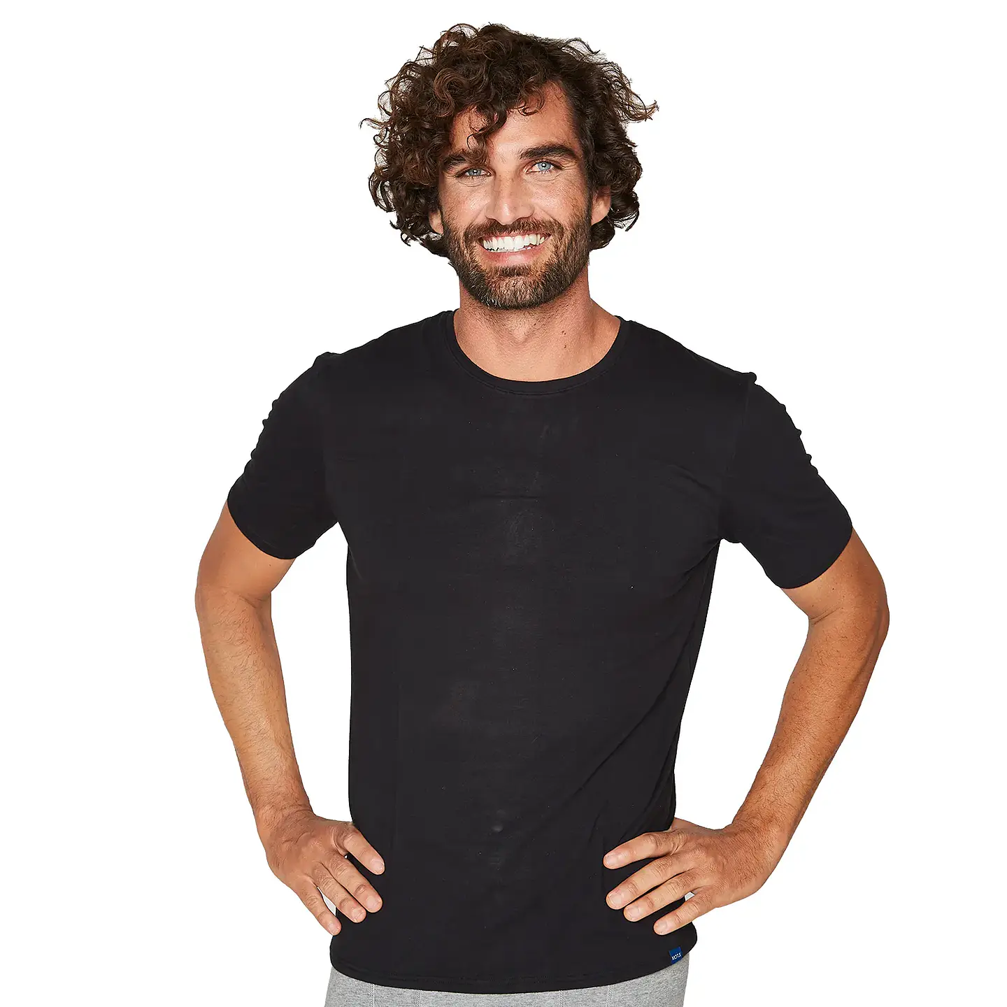 POLO MANGA CORTA ALGODÓN NEGRO 3