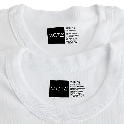 POLO MANGA CORTA PACK 2 BLANCO