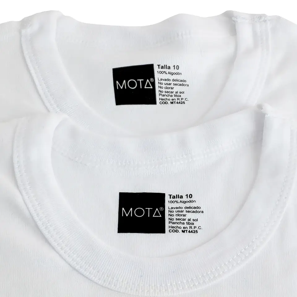 POLOS MANGA CORTA PACK 2 BLANCO 2