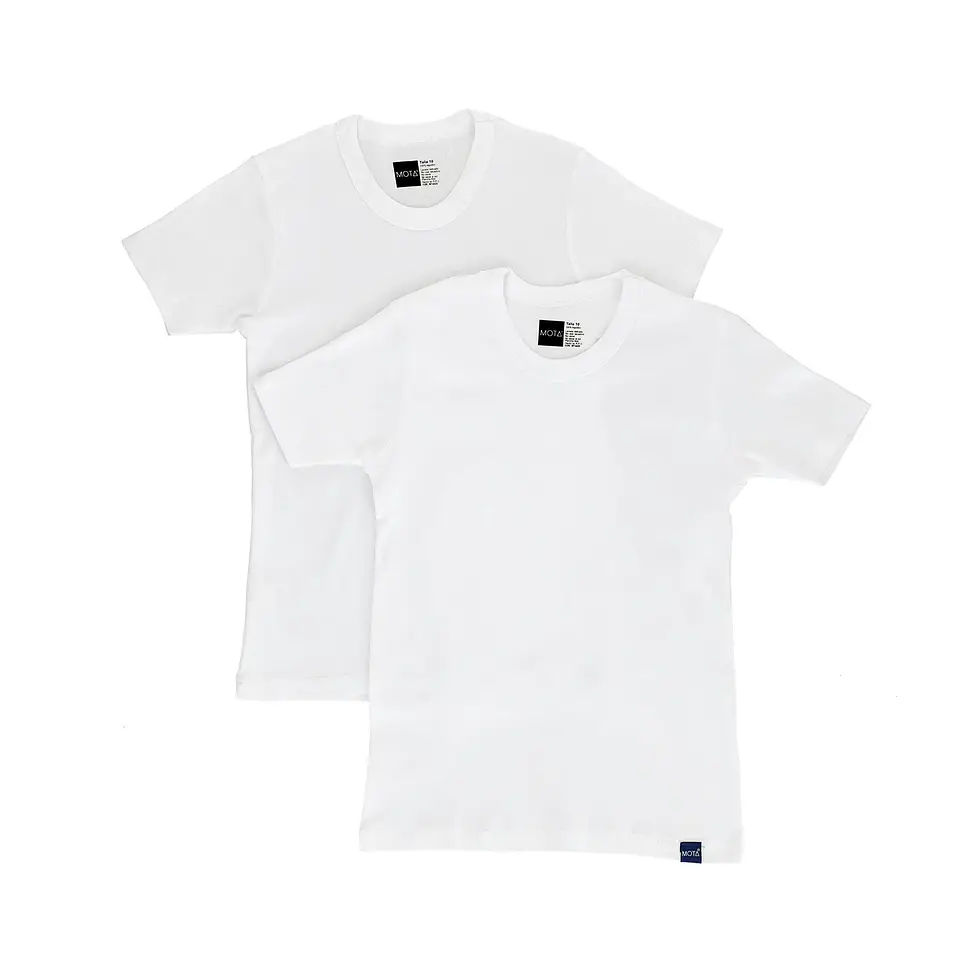POLOS MANGA CORTA PACK 2 BLANCO 1