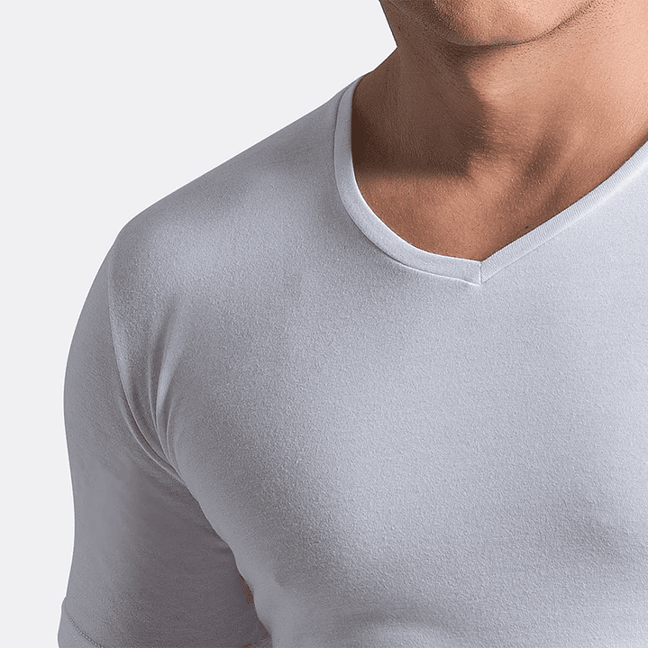 POLO MANGA CORTA BAMBÚ BLANCO 3