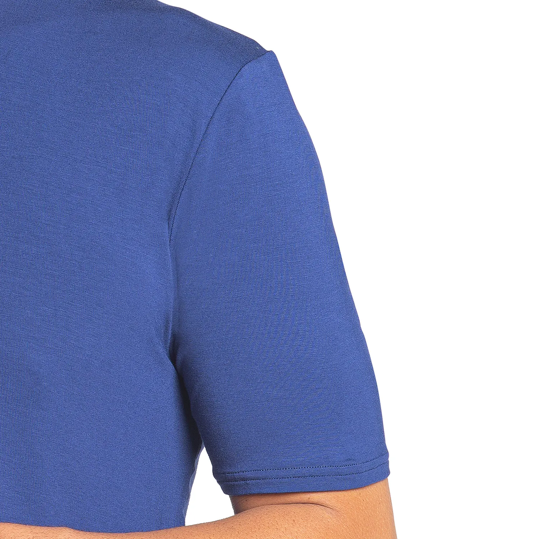 POLO MANGA CORTA BAMBÚ MARINO 3