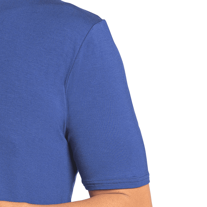 POLO MANGA CORTA BAMBÚ MARINO 3