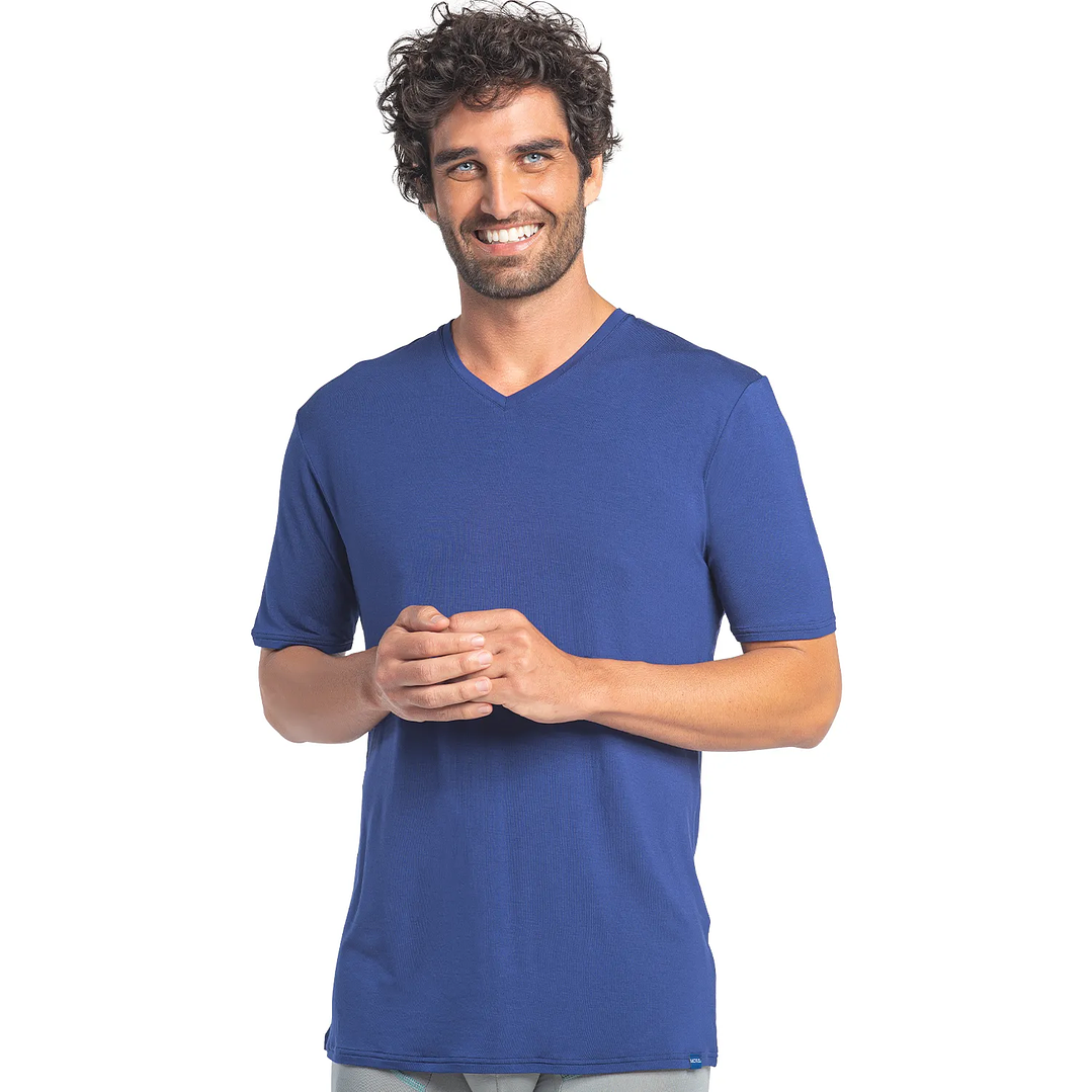 POLO MANGA CORTA BAMBÚ MARINO 1