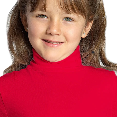 CAFARENA MANGA LARGA INFANTIL ROJO 