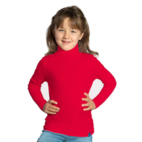 CAFARENA MANGA LARGA INFANTIL ROJO 