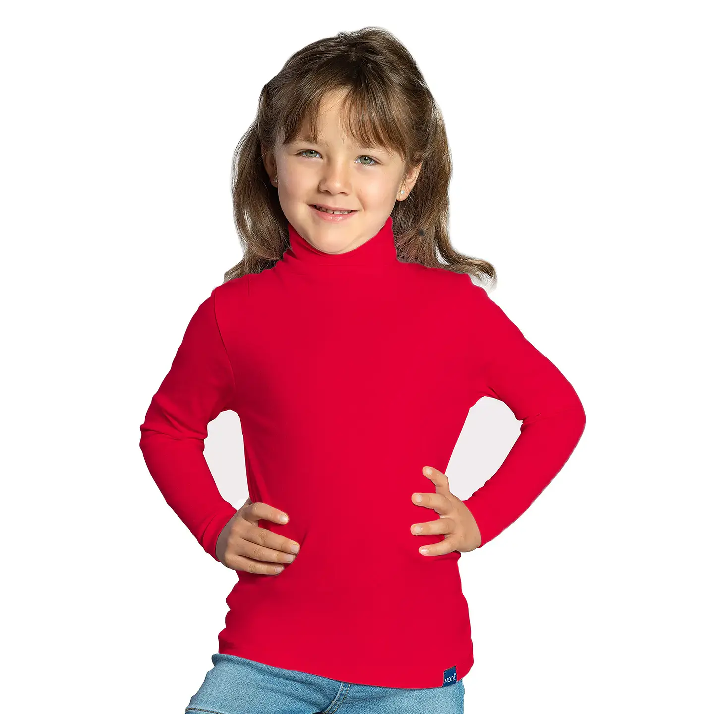 CAFARENA MANGA LARGA INFANTIL ROJO  1