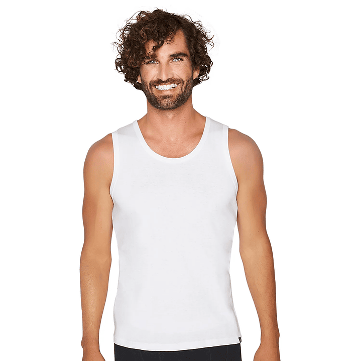 POLO SIN MANGA PACK 2 ALGODÓ BLANCO 3