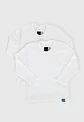 POLOS MANGA LARGA INFANTIL PACK 2 BLANCO - Miniatura 1