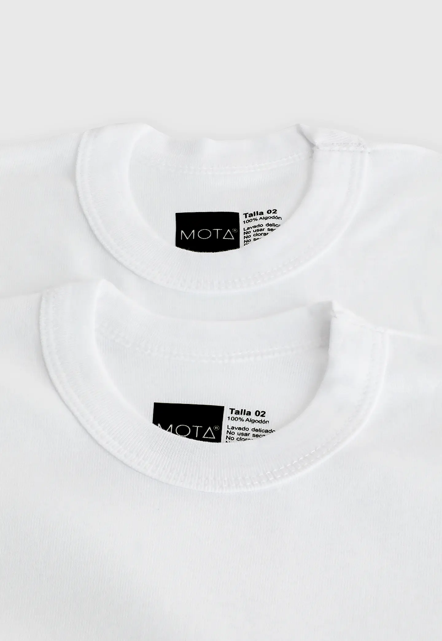 POLOS MANGA LARGA INFANTIL PACK 2 BLANCO 2