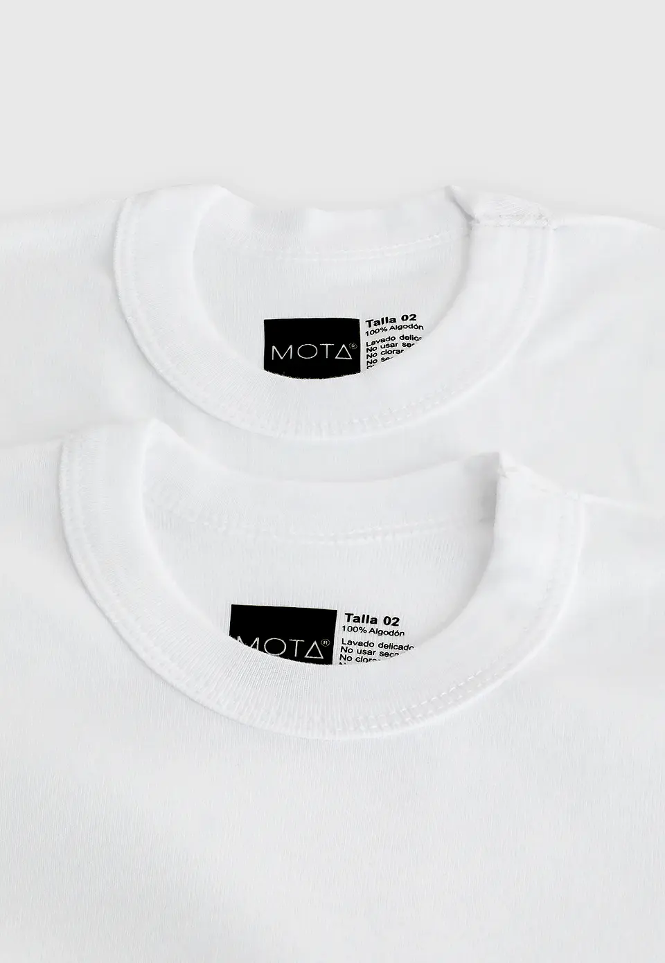 POLOS MANGA LARGA INFANTIL PACK 2 BLANCO 2