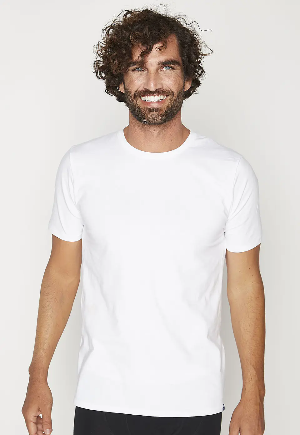 POLO MANGA CORTA ALGODÓN BLANCO 1