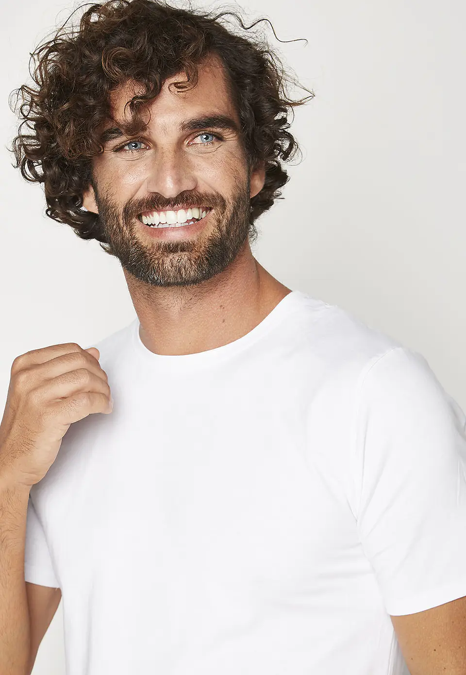 POLO MANGA CORTA ALGODÓN BLANCO 2