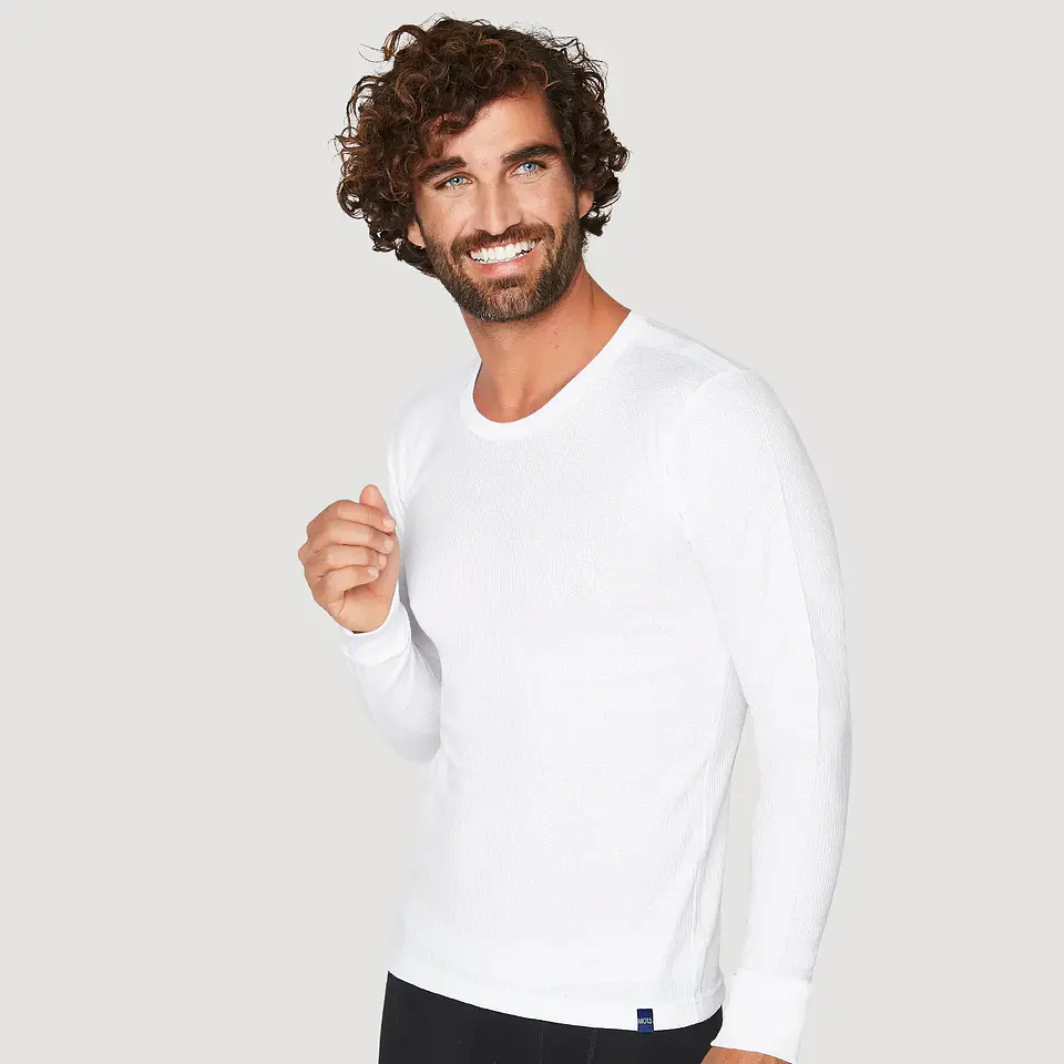 POLO TÉRMICO MANGA LARGA BLANCO 1