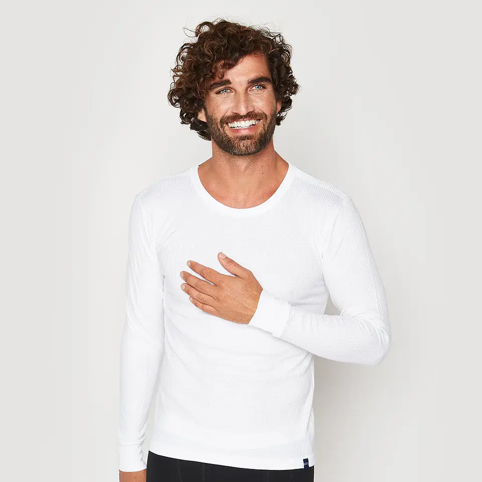 POLO TÉRMICO MANGA LARGA BLANCO 4