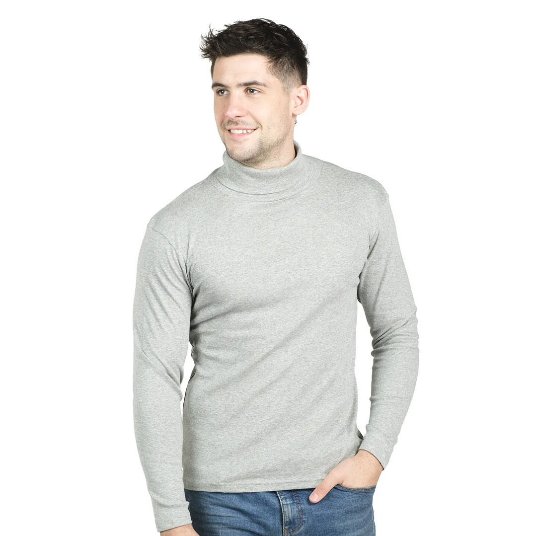 CAFARENA HOMBRE ALGODÓN GRIS MELANGE 1