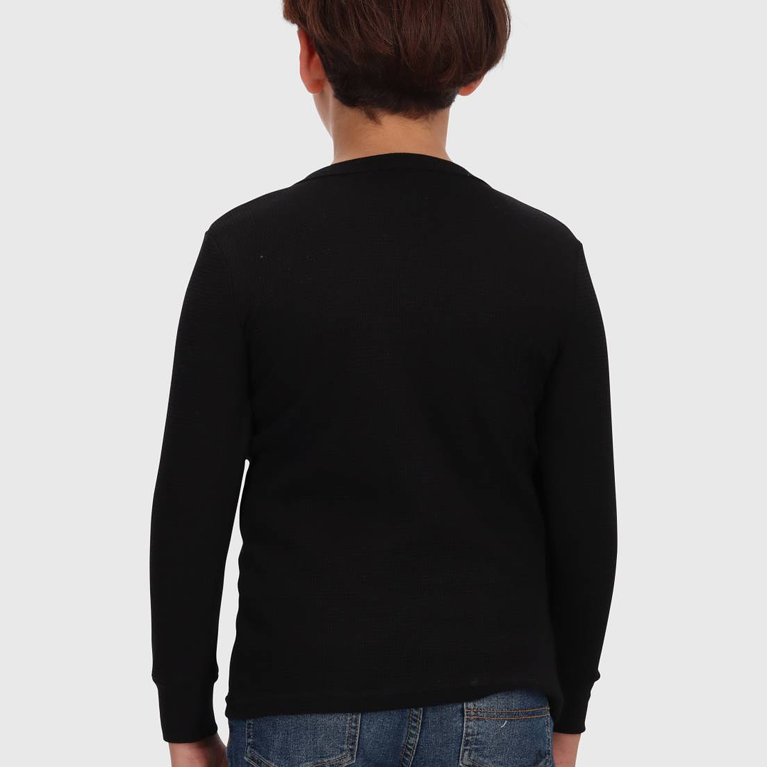 POLO TÉRMICA MANGA LARGA PACK 2 NEGRO 2