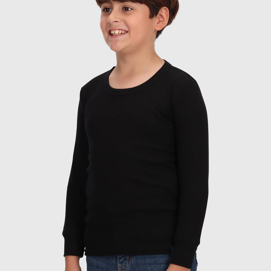 POLO TÉRMICA MANGA LARGA PACK 2 NEGRO 3