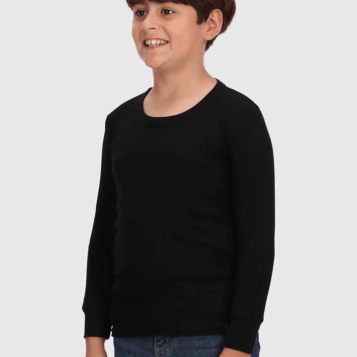 POLO TÉRMICA MANGA LARGA PACK 2 NEGRO 3