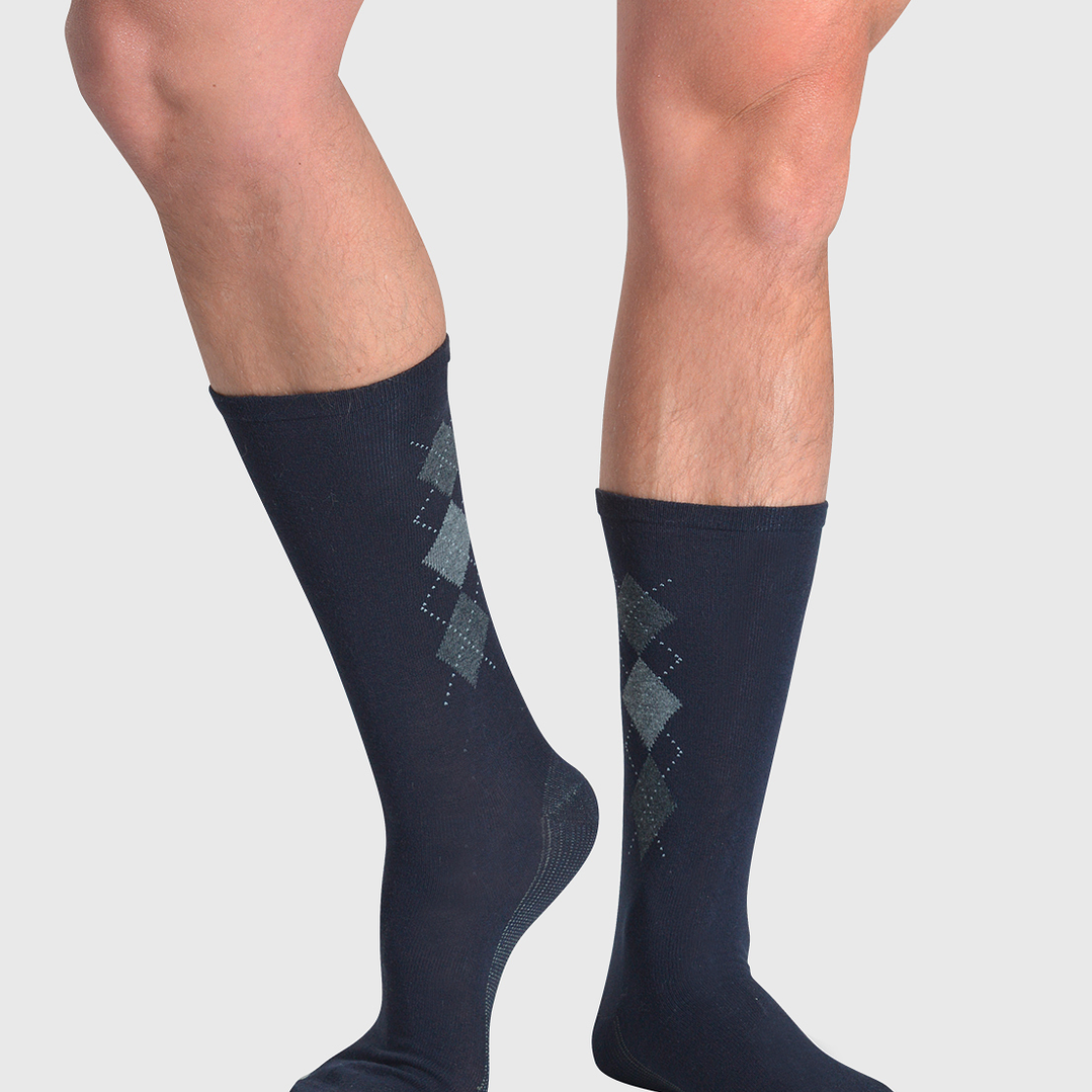 CALCETÍN COBRE PACK 2 AZUL 3