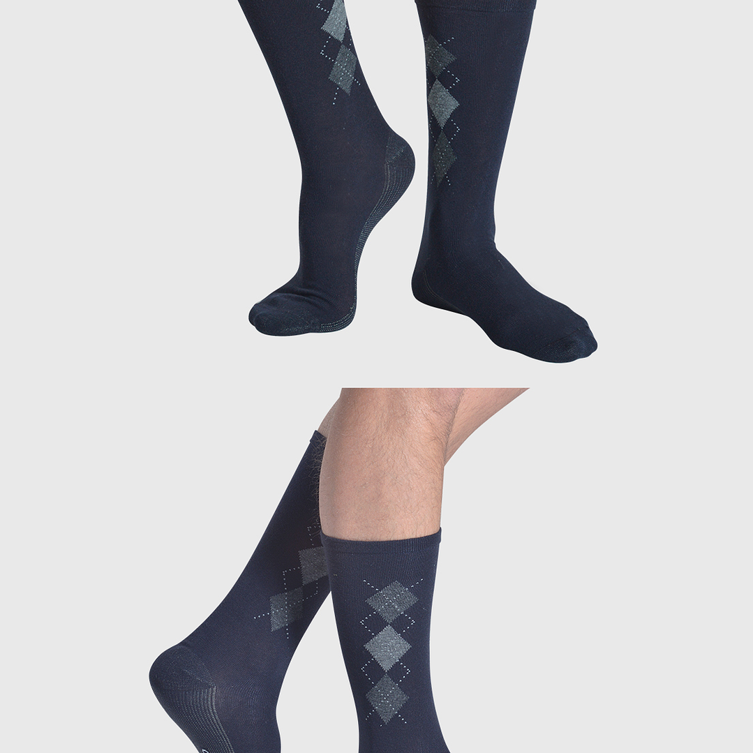 CALCETÍN COBRE PACK 2 AZUL 4