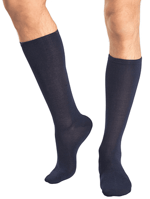 CALCETÍN PACK 2 BAMBÚ AZUL