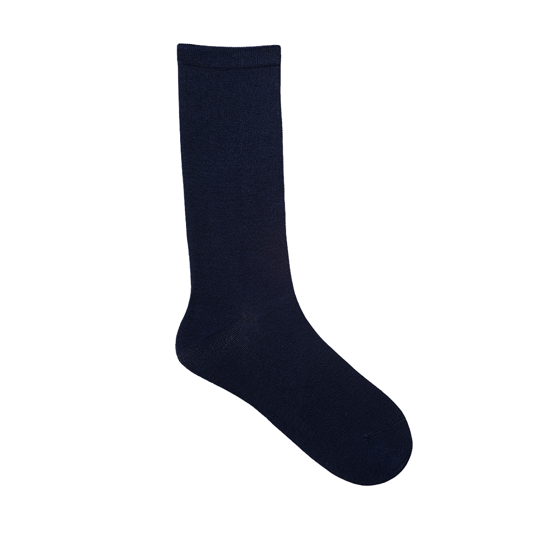 CALCETÍN PACK 2 ALGODÓN AZUL 1