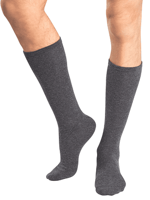 CALCETÍN PACK 2 ALGODÓN GRIS